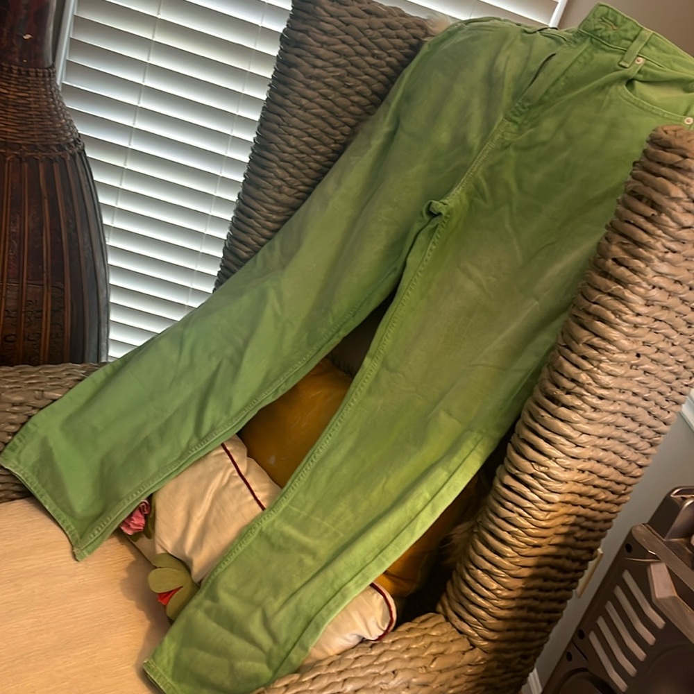 Free people green size 30 in the waist